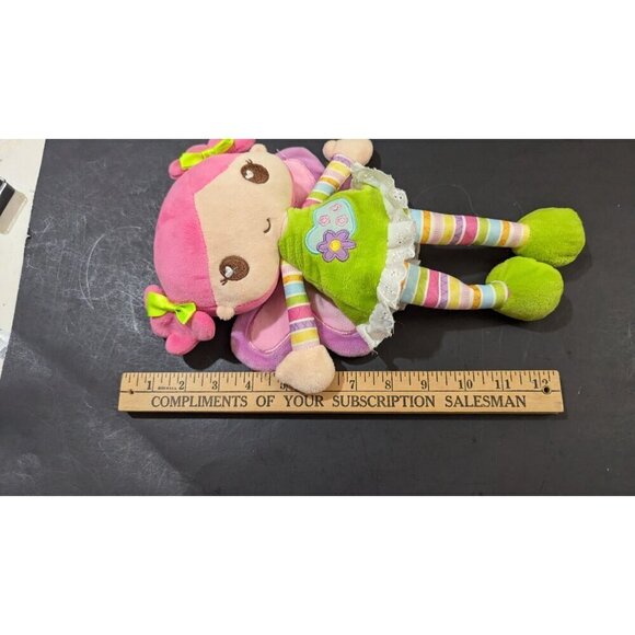 Adora Doll Plush Pink Hair & Green Outfit 12" stuffed toy  rattle - Picture 6 of 7